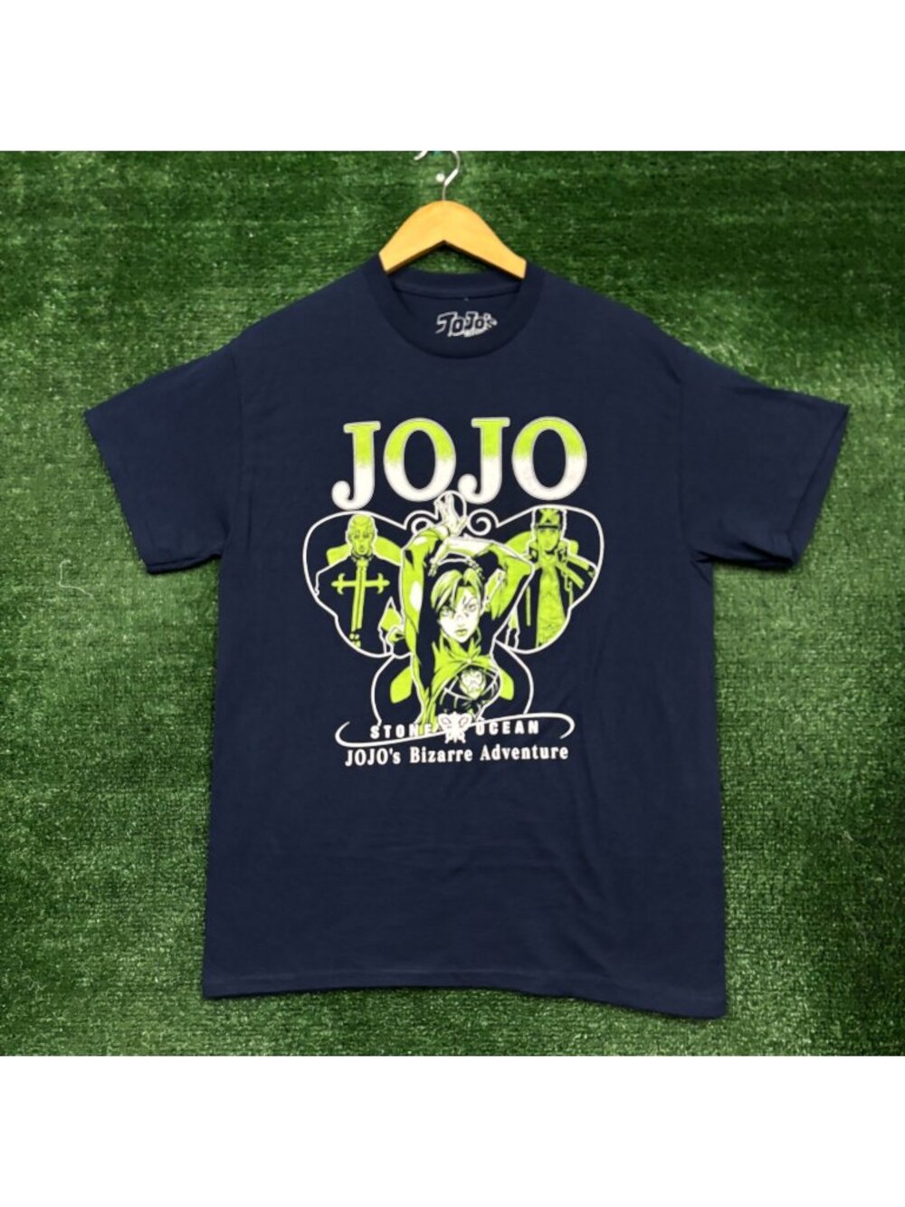 Jojo Bizarre Adventure blue T-Shirt Size Medium